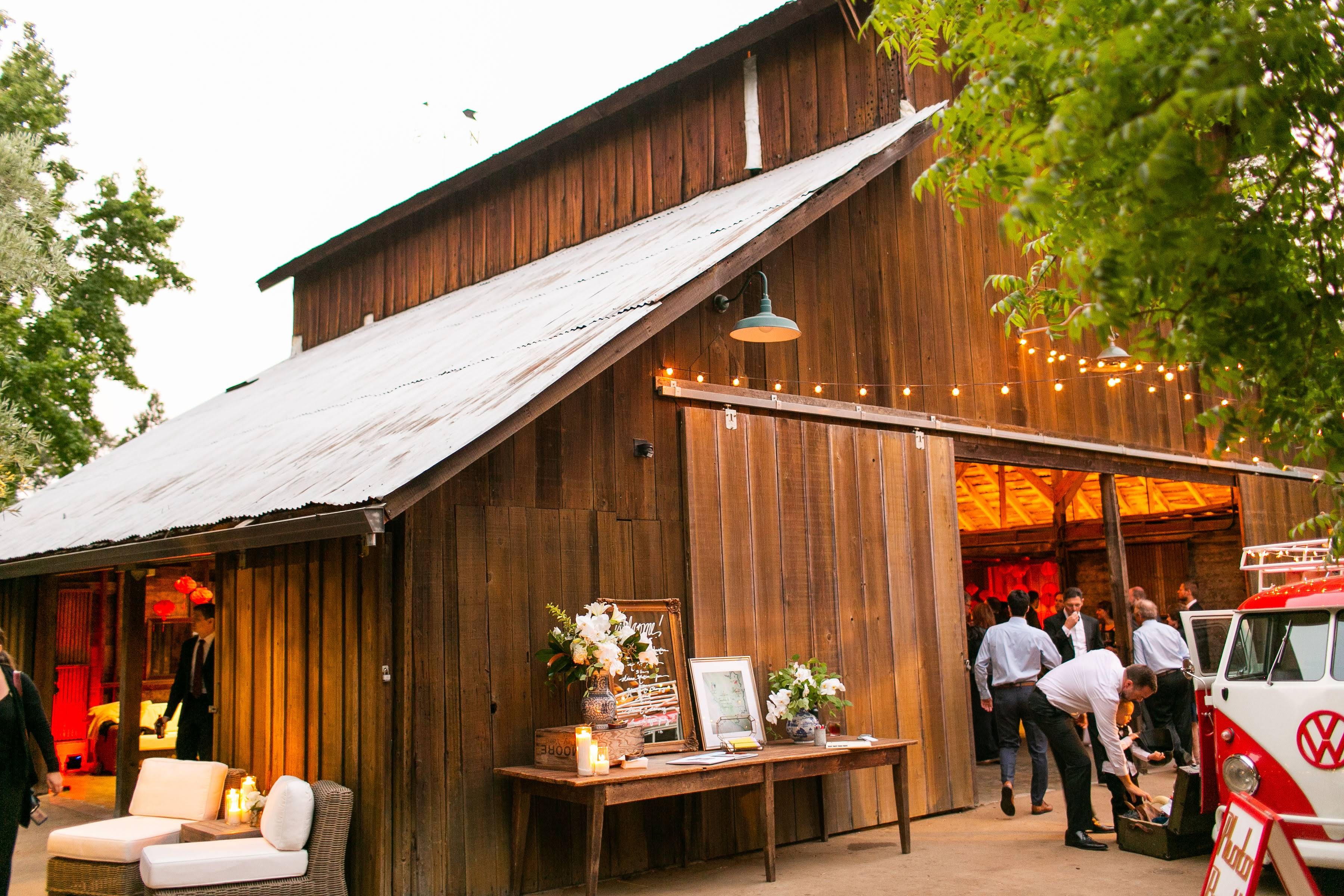 Cropped photo of the exterior of the top floor of an old stone building.